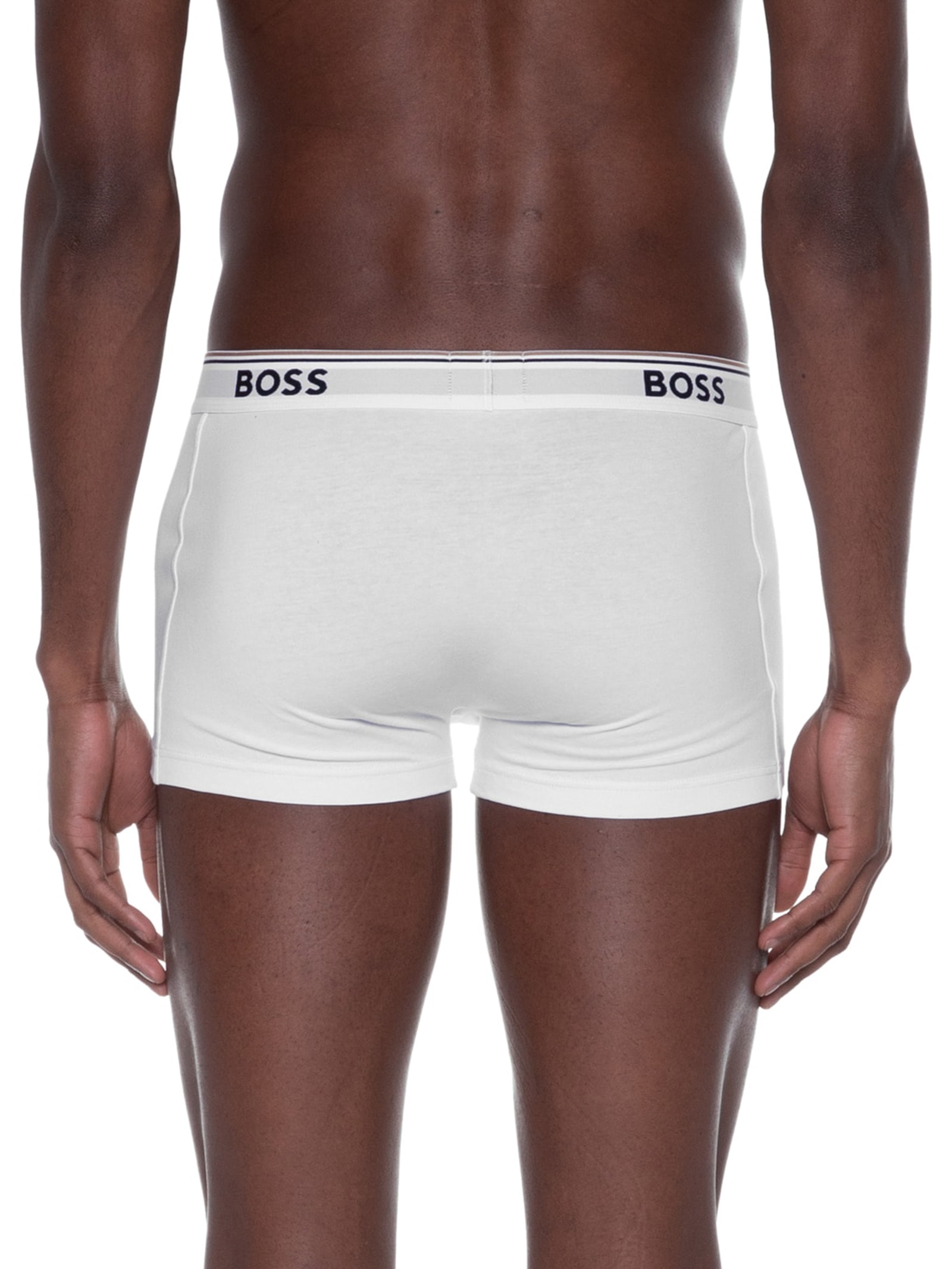 Kit De Cuecas Trunk Power 3 Peças Branco Boss