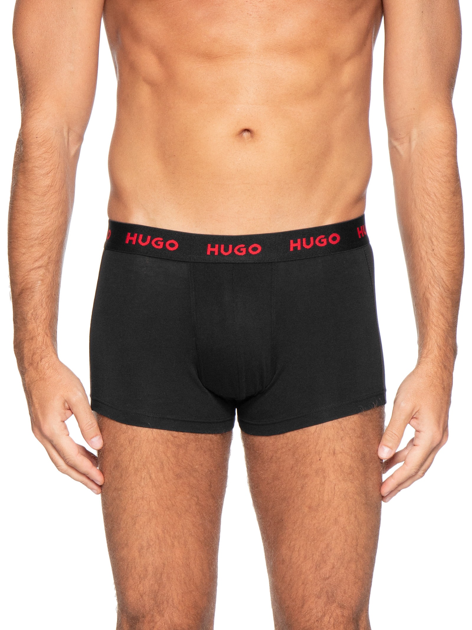 Kit De Cuecas Trunk Triplet Pack Cinza Hugo
