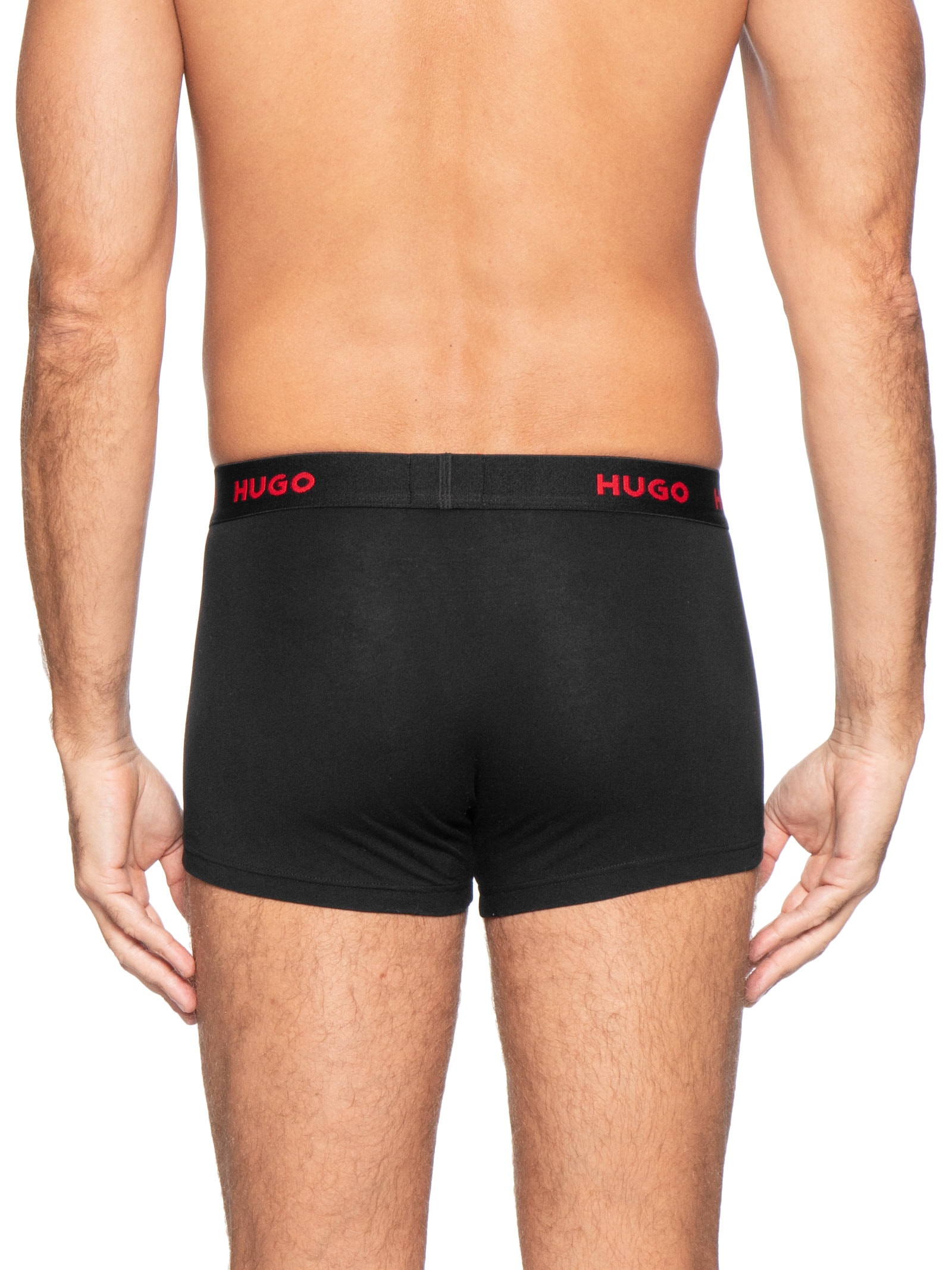 Kit De Cuecas Trunk Triplet Pack Cinza Hugo