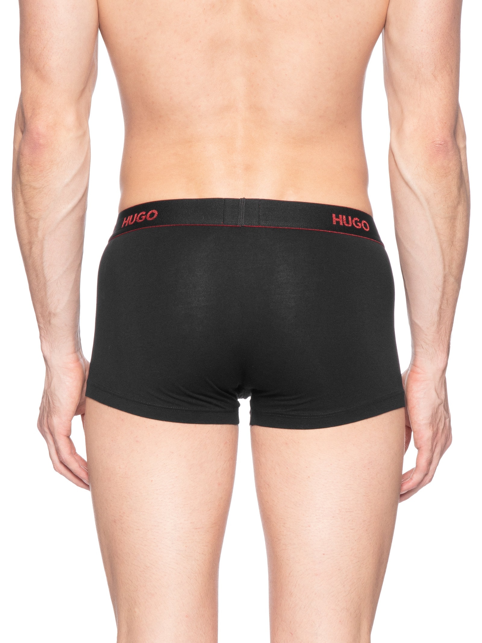 Kit De Cuecas Trunk Triplet Vermelho Hugo
