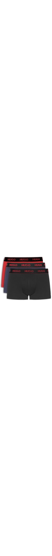 Kit De Cuecas Trunk Triplet - Vermelho
