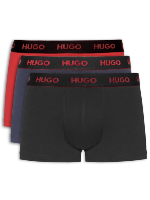 Kit De Cuecas Trunk Triplet - Vermelho