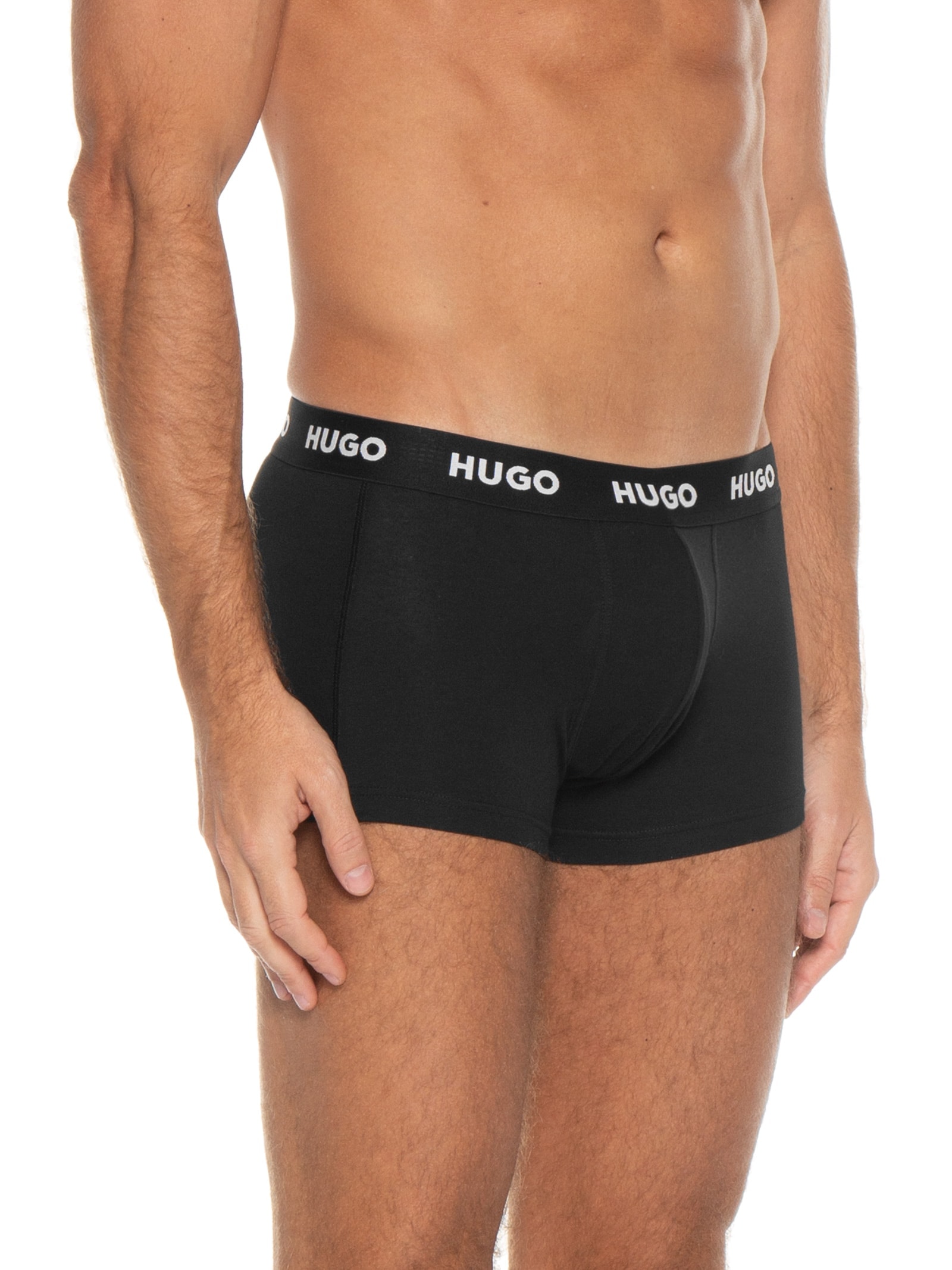Kit De Cuecas Trunk Tripletpack Preto Hugo