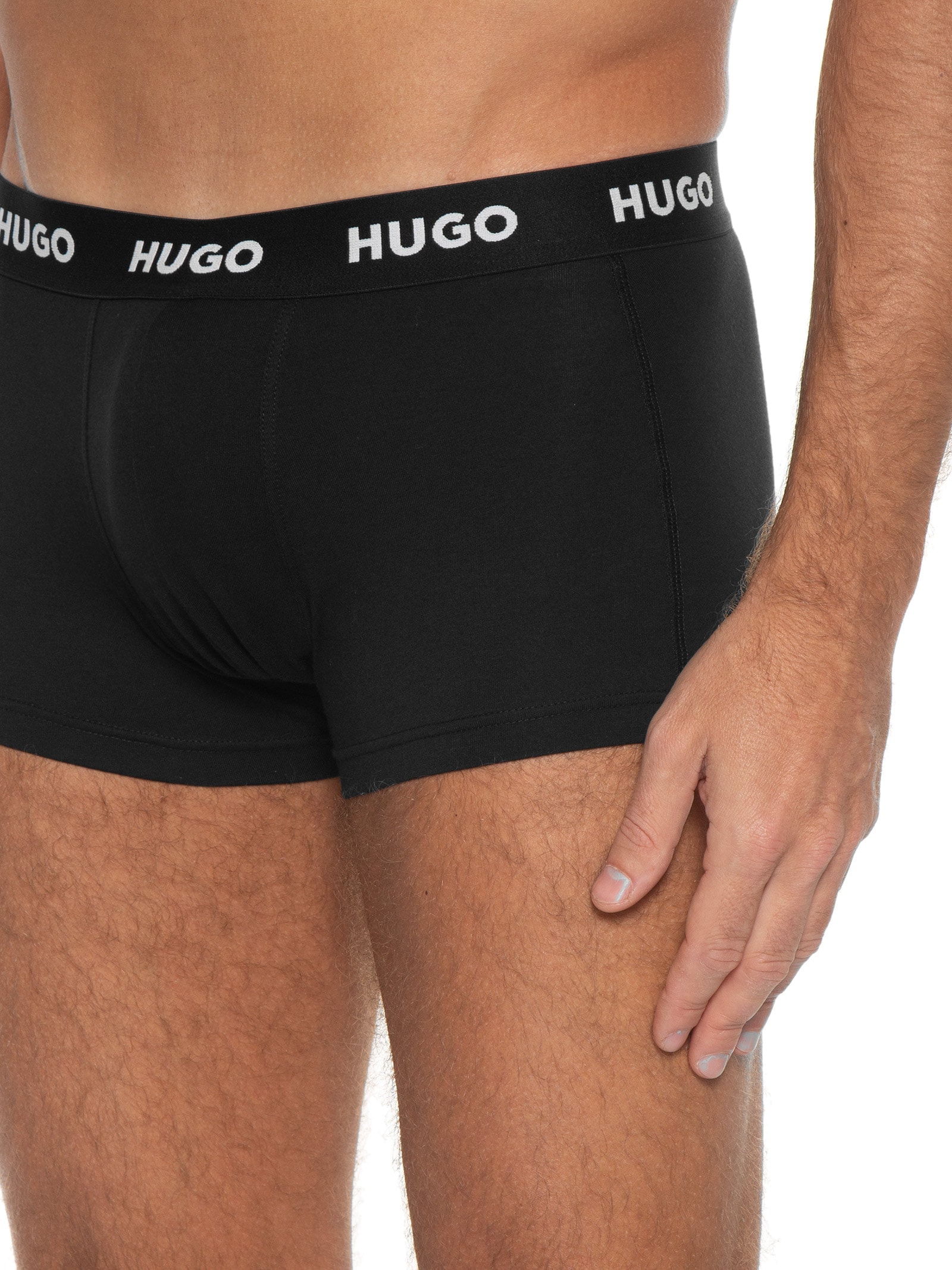 Kit De Cuecas Trunk Tripletpack Preto Hugo