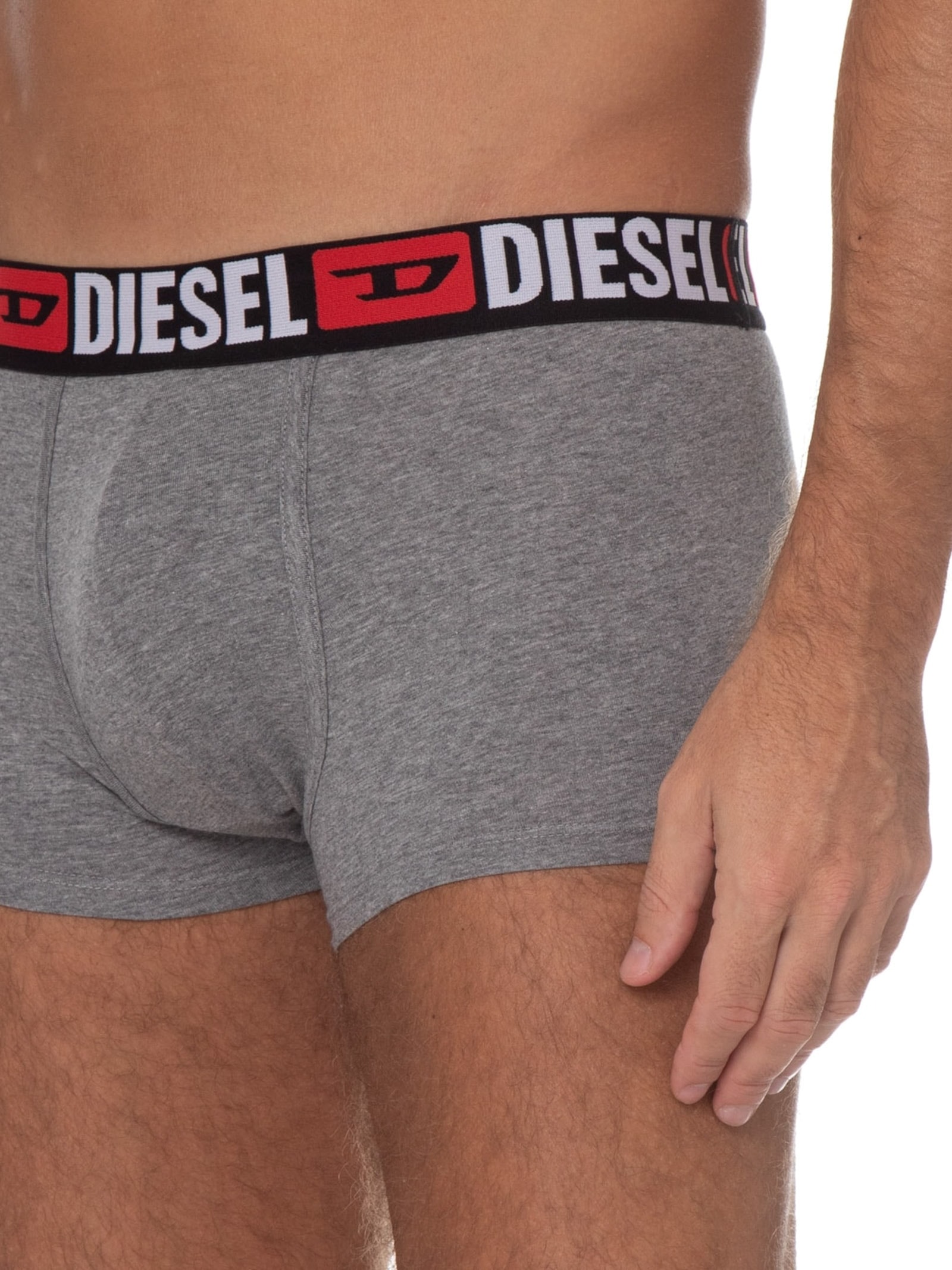 Kit de Cuecas Umbx-damien Threepack Boxer Cinza Diesel