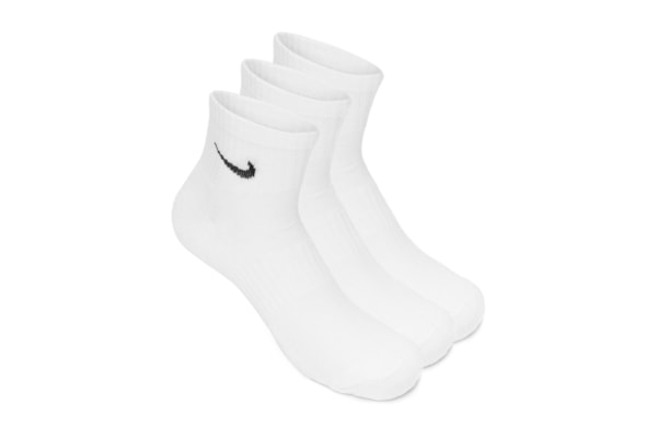 Kit De Meia Feminina Everyday Cush Ankle 3 Pares - Branco