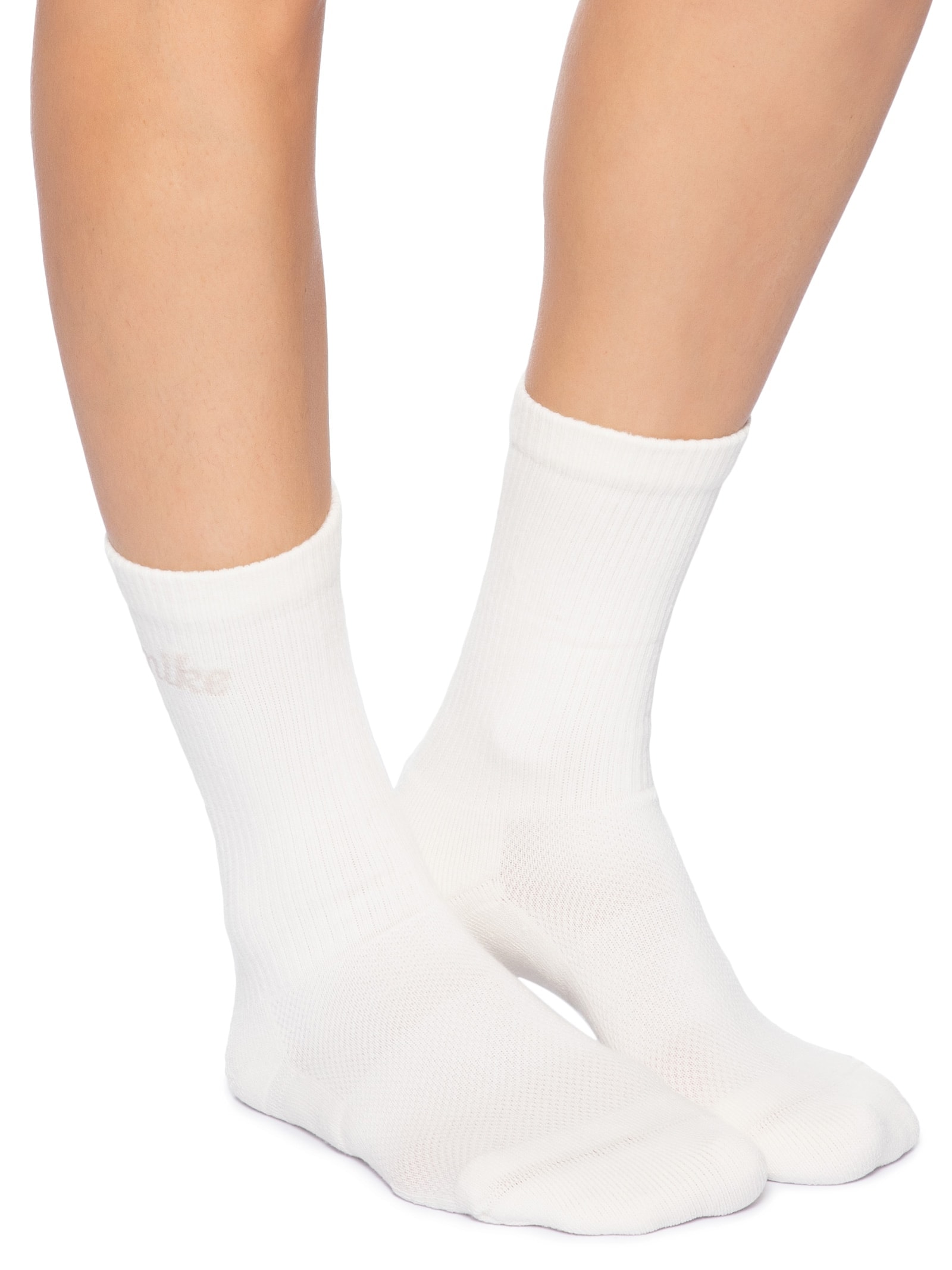 Kit De Meia Feminino 3 Pares Crew Bege Nike