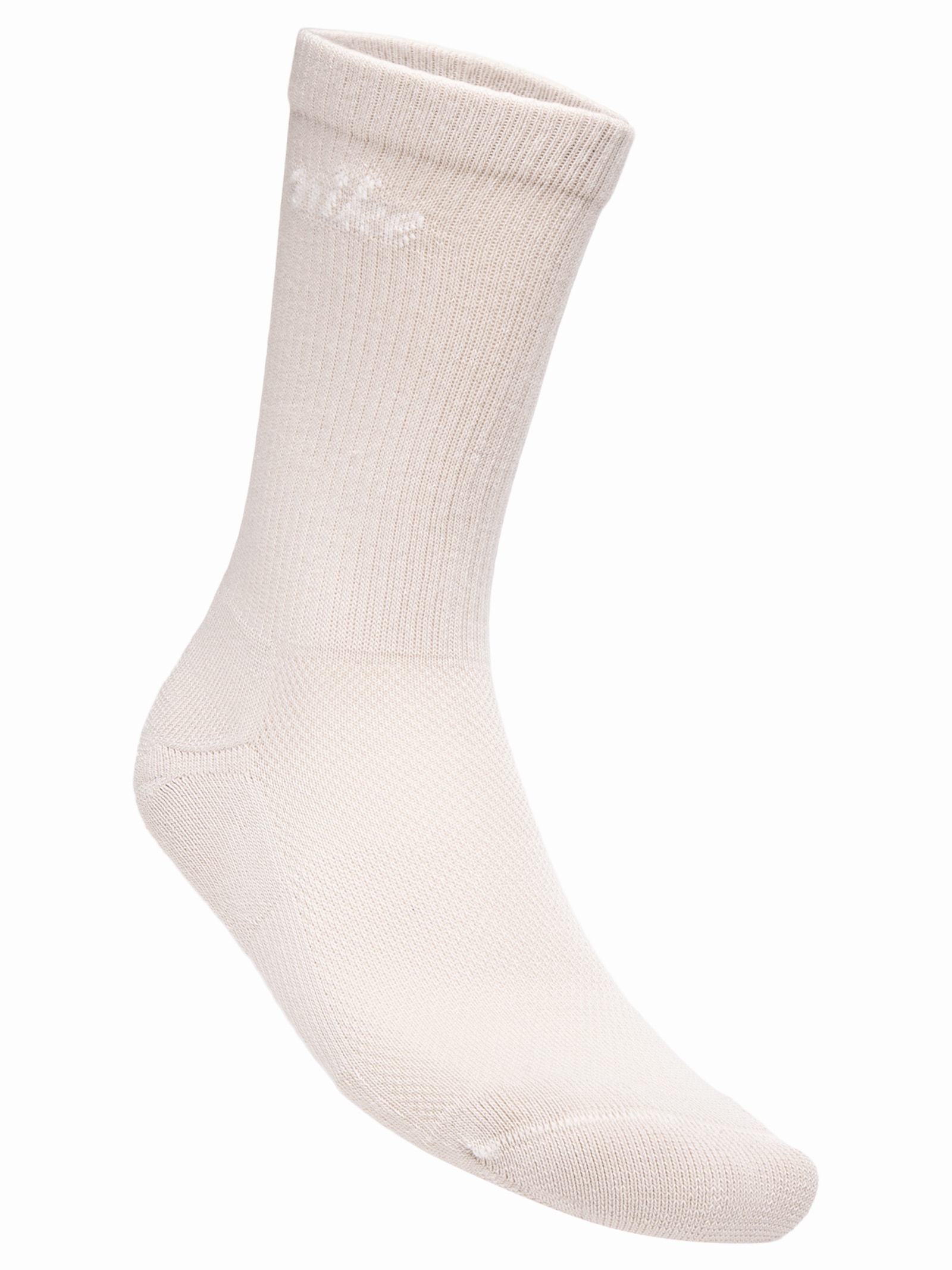 Kit De Meia Feminino 3 Pares Crew Bege Nike