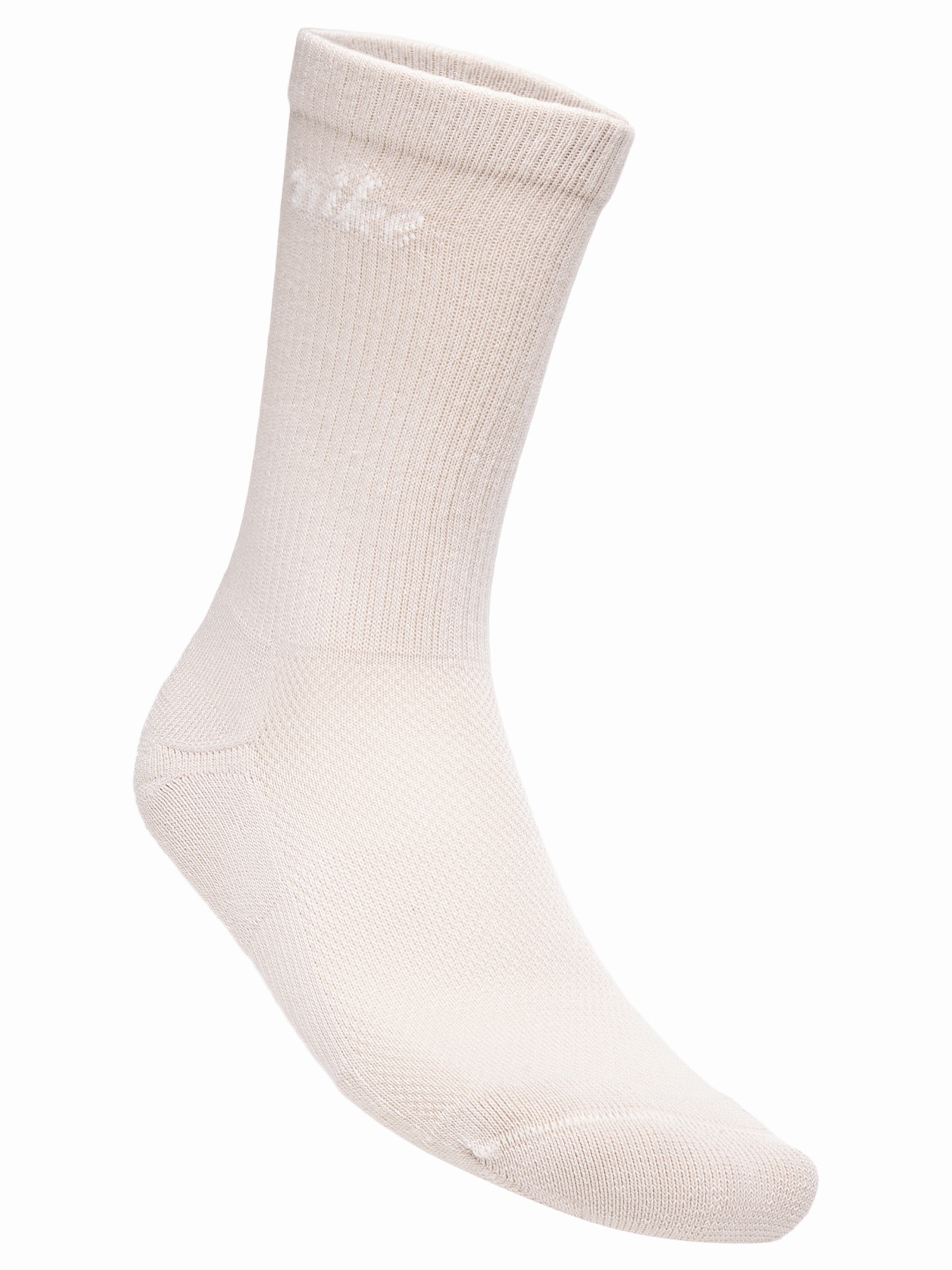 Kit De Meia Feminino 3 Pares Crew Bege Nike
