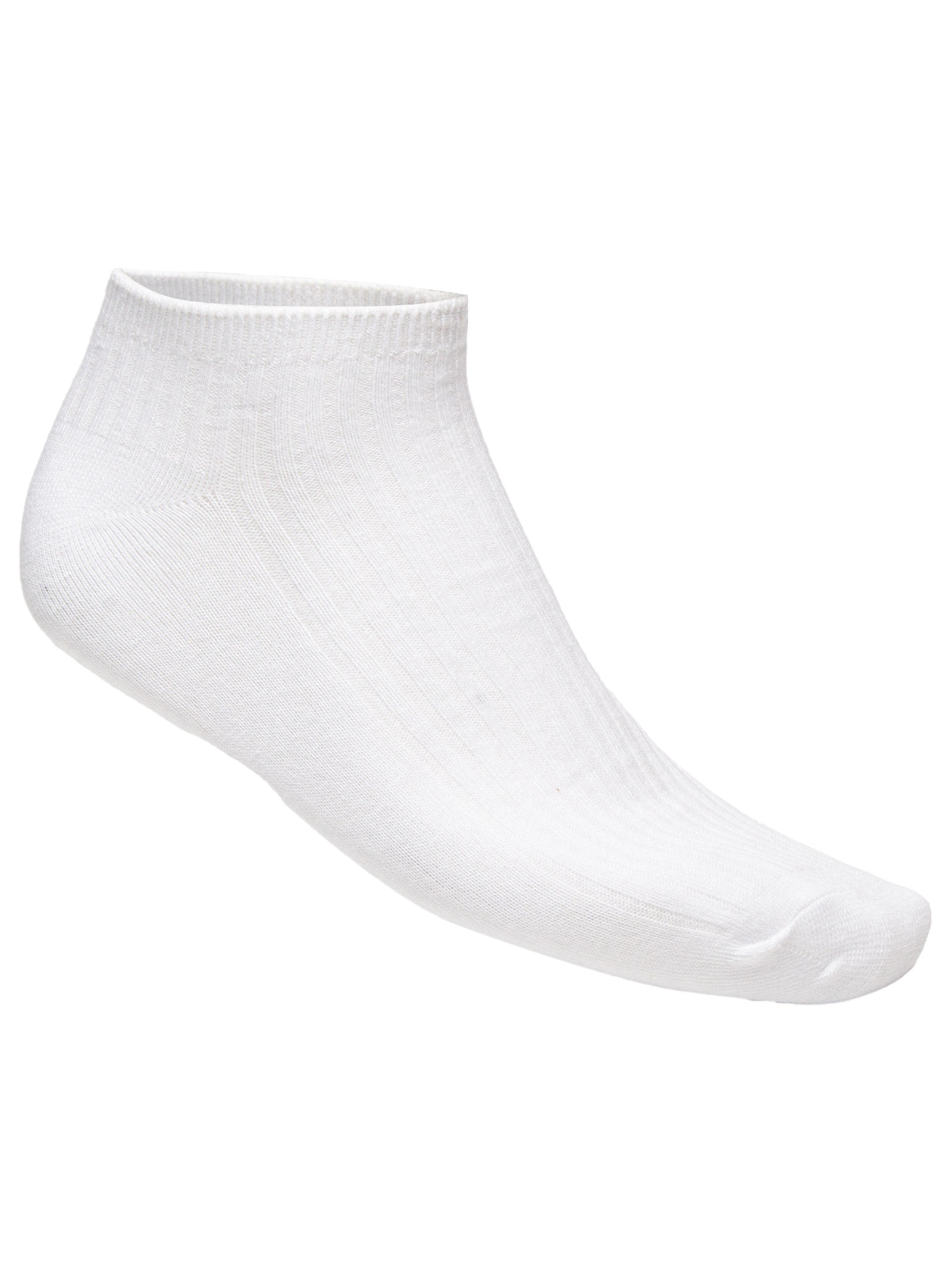 Kit De Meia Masculina Cano Baixo 3 Peças Branco Basiq Men