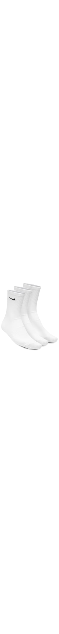 Kit De Meia Masculina Everyday Lightweight Training Crew 3 Pares - Branco