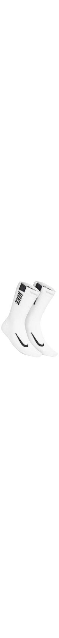 Kit De Meia Masculina U Nk Mltplier Crw 2 Pares - Branco