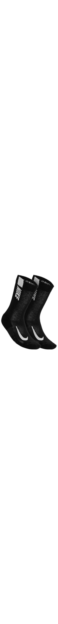 Kit De Meia Masculina U Nk Mltplier Crw 2 Pares - Preto