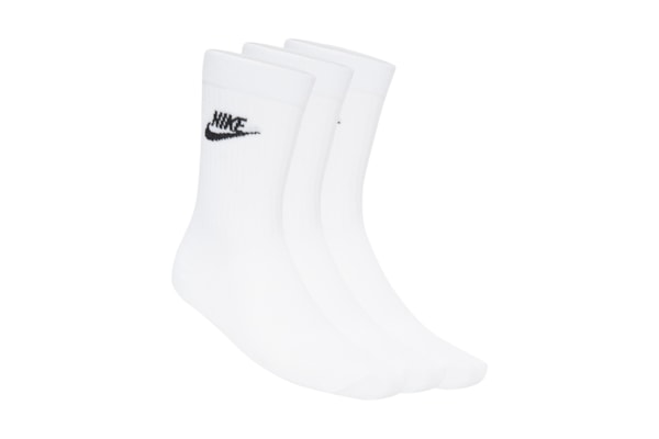 Kit de meia Masculina U Nk Nsw Everyday Essential Crew - Branco