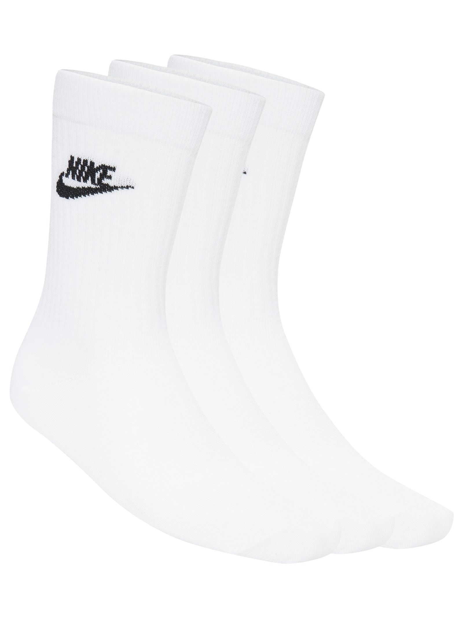 Kit de meia Masculina U Nk Nsw Everyday Essential Crew Branco Nike