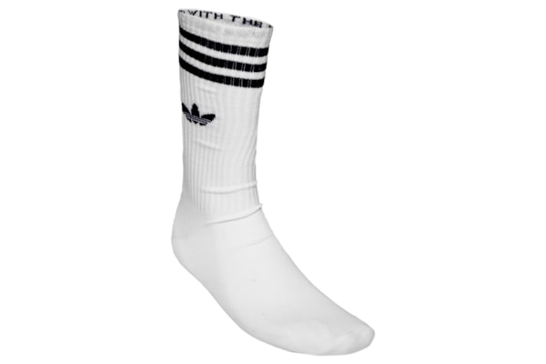 Kit De Meia Unissex Crew Solid - Branco