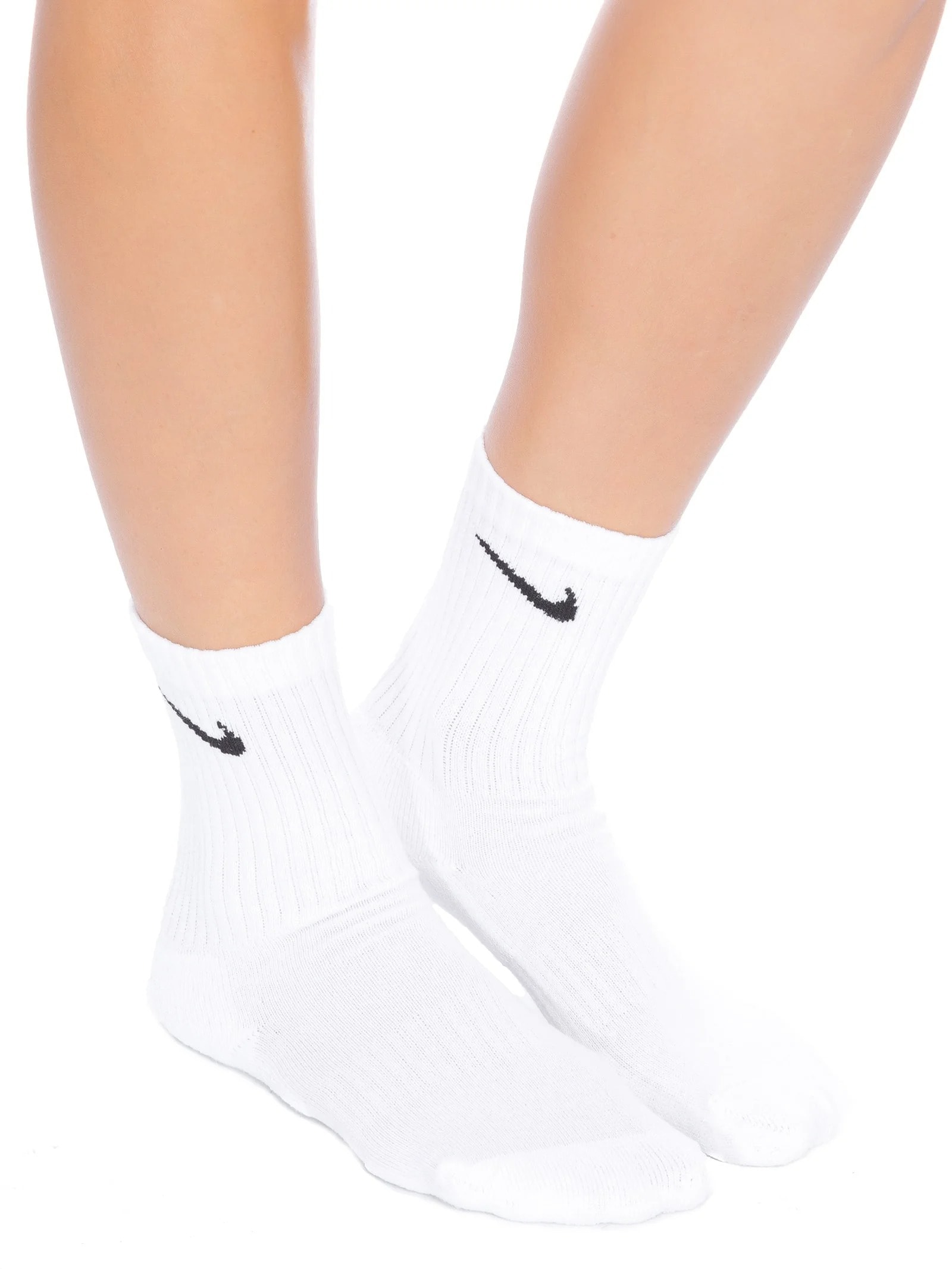 Kit De Meia Unissex Everyday Cush Crew 3 Pares Branco Nike