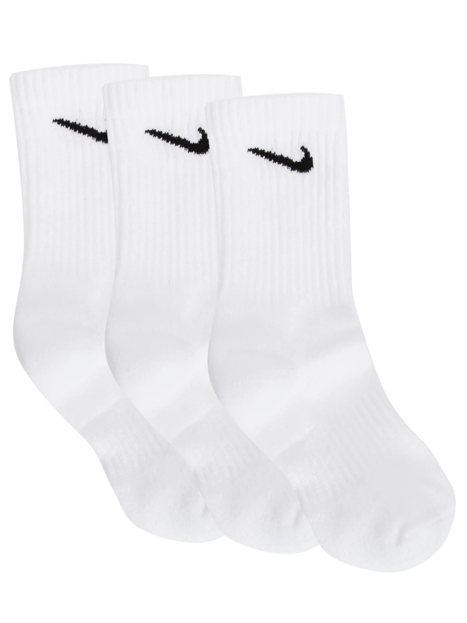 Kit De Meia Unissex Everyday Cush Crew 3 Pares Branco Nike