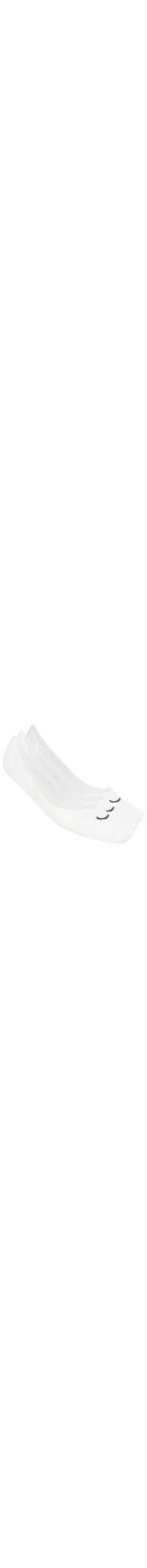 Kit de Meias Feminino 3 Pares Lightweight Footi - Branco