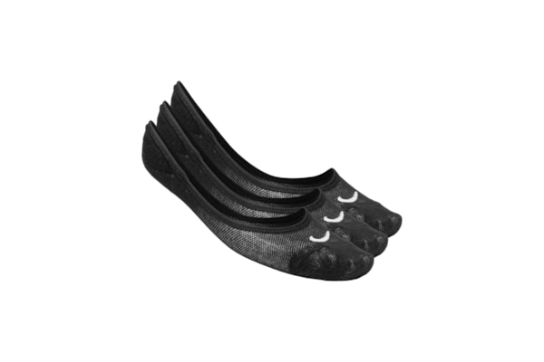 Kit de Meias Feminino 3 Pares Lightweight Footi - Preto