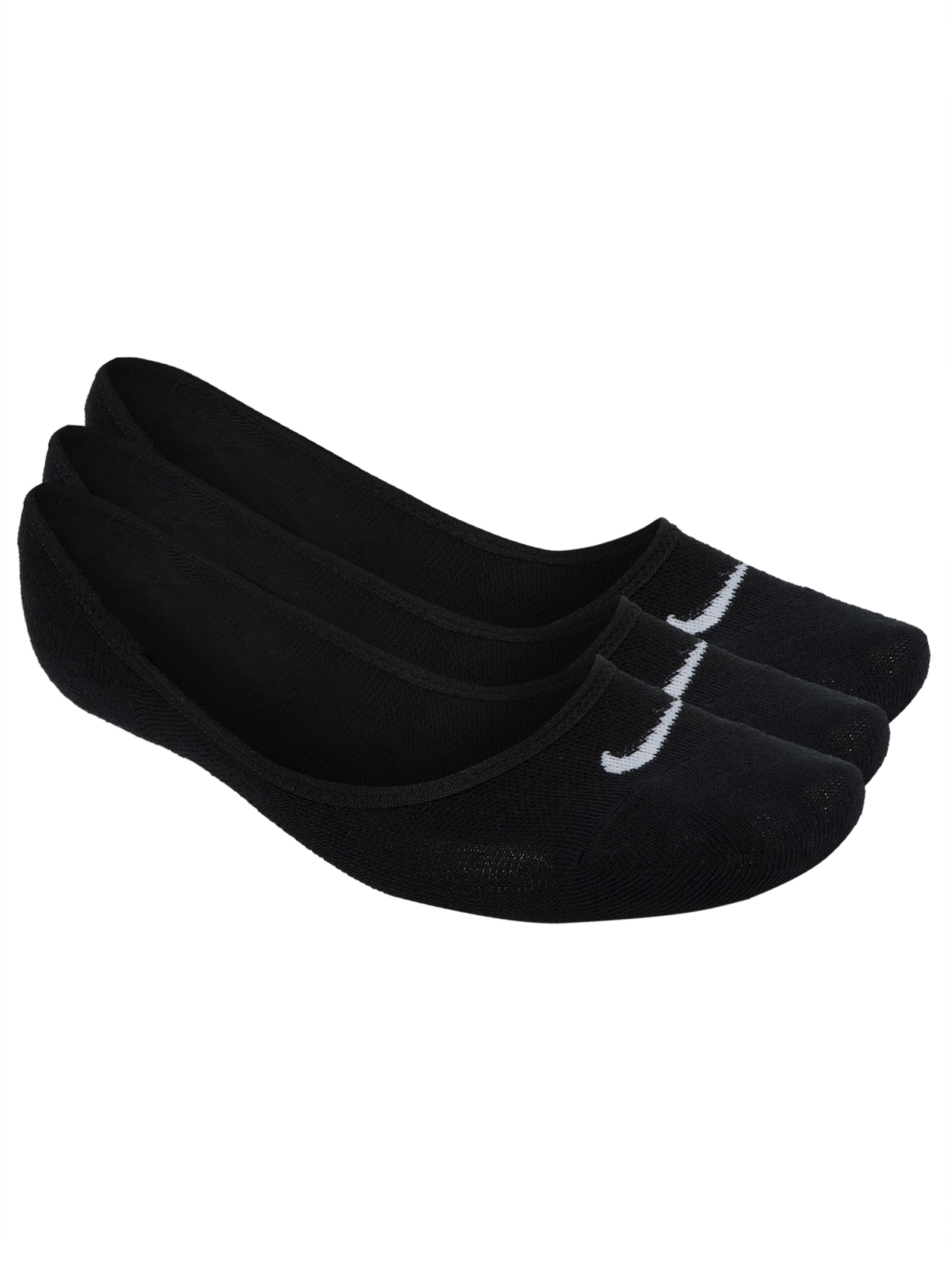 Kit de Meias Feminino 3 Pares Lightweight Footi Preto Nike