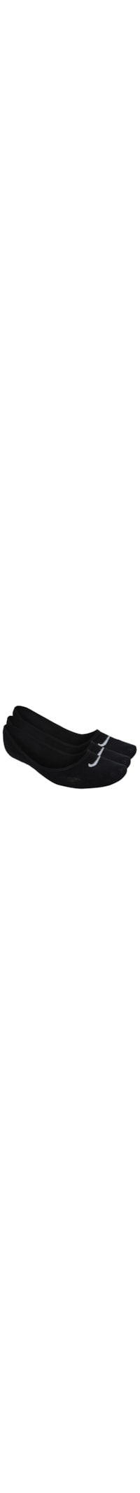Kit de Meias Feminino 3 Pares - Preto