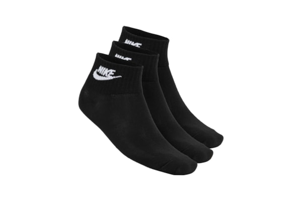 Kit De Meias Masculina Everyday Essential Ankle - Preto