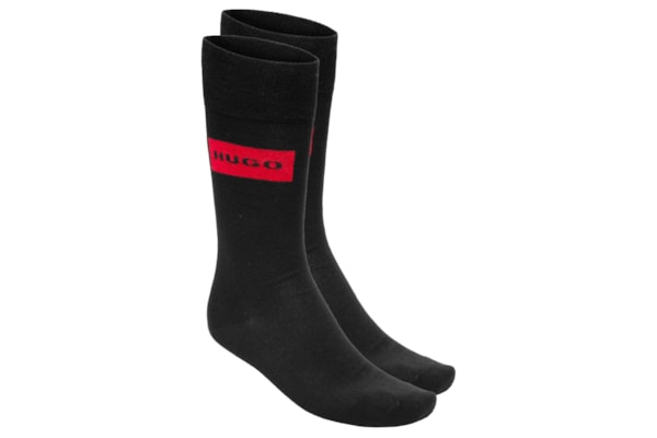 Kit De Meias Masculinas 2 Peças Red Label - Preto