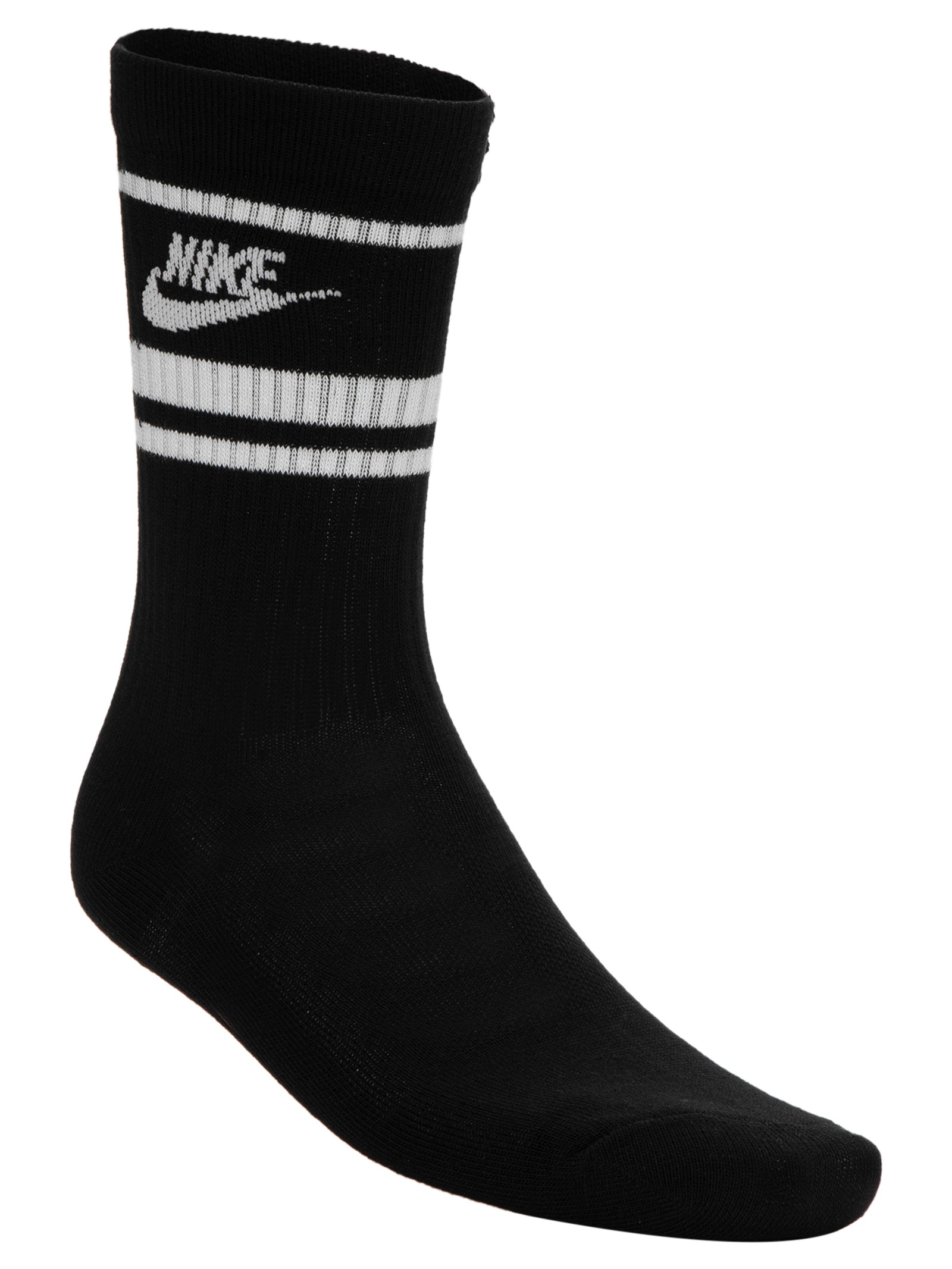 Kit  De Meias Masculinas 3 Pares Everyday Essential Preto Nike