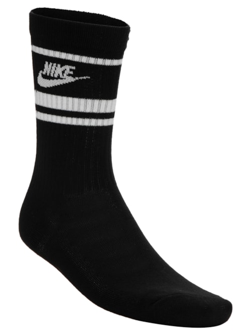 Kit De Meias Masculinas 3 Pares Everyday Essential - Preto