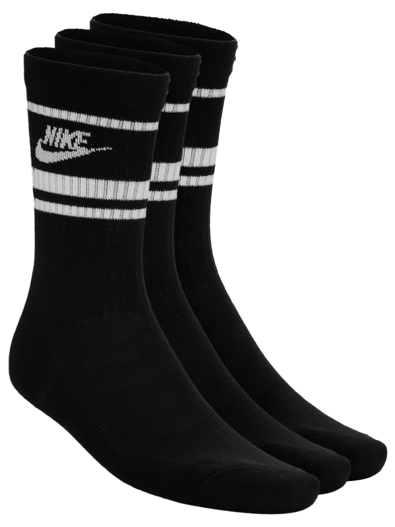Kit  De Meias Masculinas 3 Pares Everyday Essential Preto Nike
