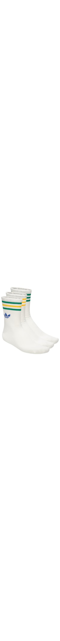 Kit De Meias Masculinas Crew 3 Pares - Branco