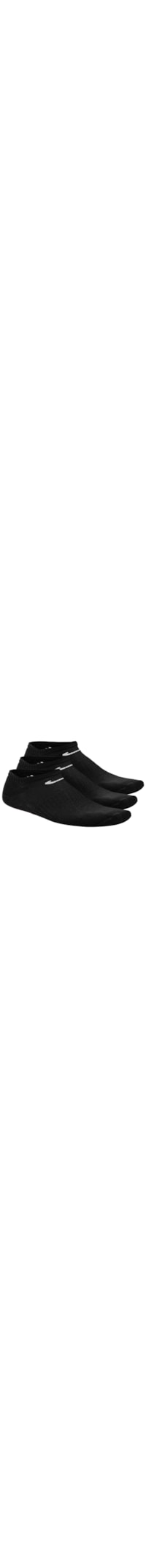 Kit De Meias Masculinas Everyday Lightweight 3 Pares - Preto