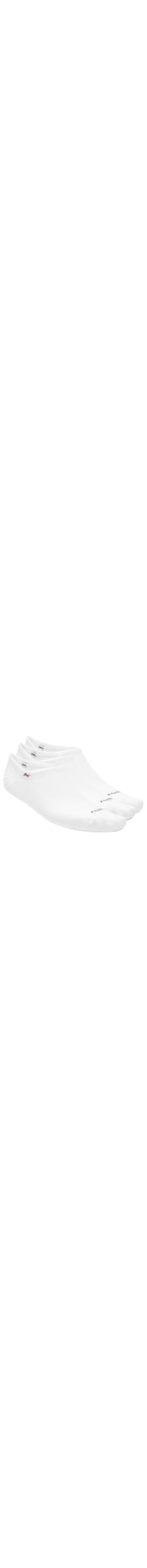 Kit de Meias Masculinas Sapatilha Sport 3 Pares - Branco