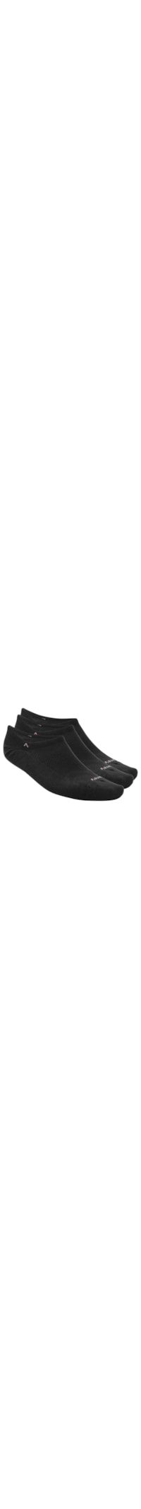 Kit de Meias Masculinas Sapatilha Sport 3 Pares - Preto