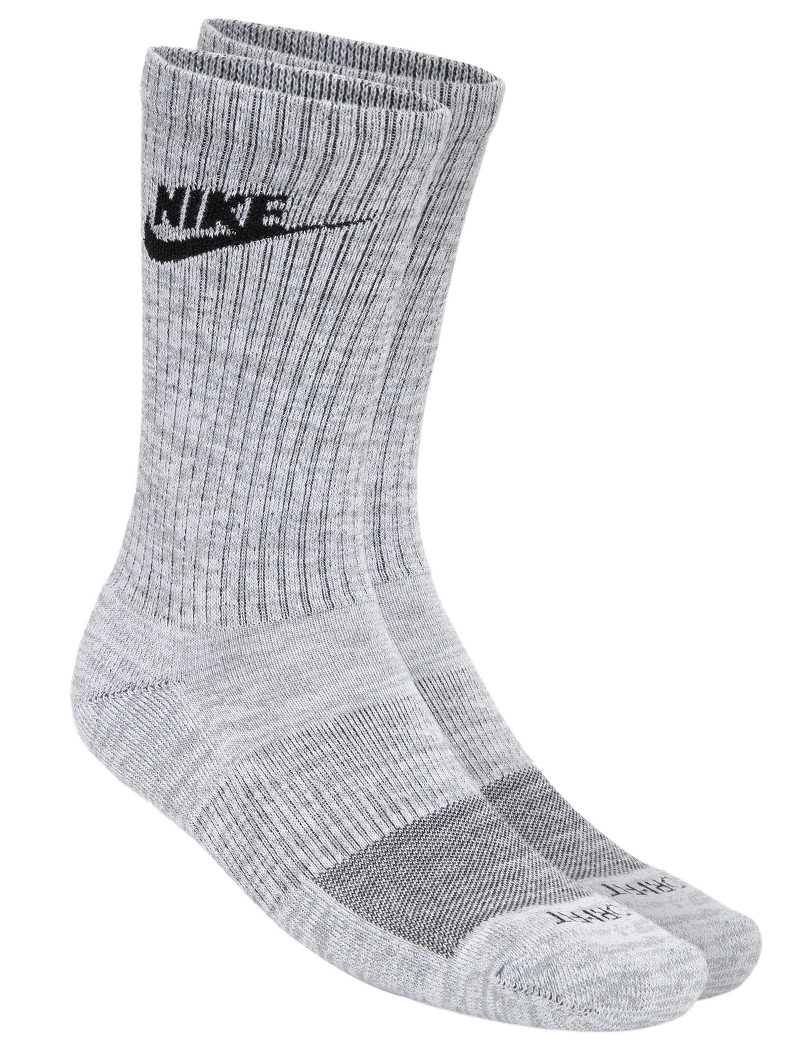 Nike - Kit de Meias Masculino Nk Everyday Plus Cush Crew 2pr - Cinza