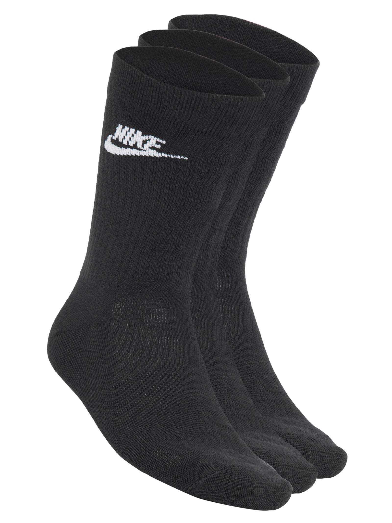 Kit de Meias Masculino U Nk Nsw Everyday Essential Crew 3 Preto Nike