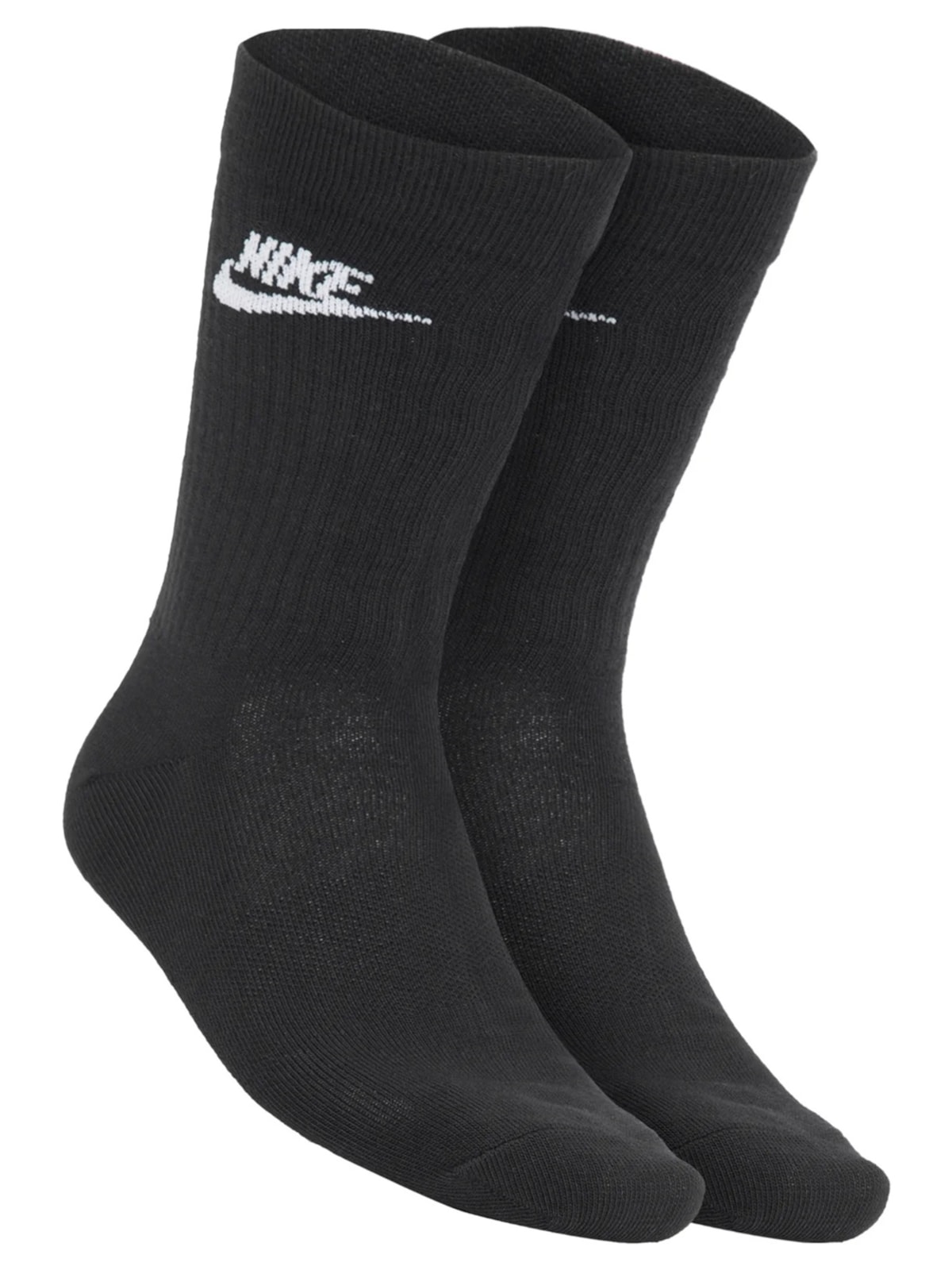 Vista 2 Kit de Meias Masculino U Nk Nsw Everyday Essential Crew 3 PRETO PRETO