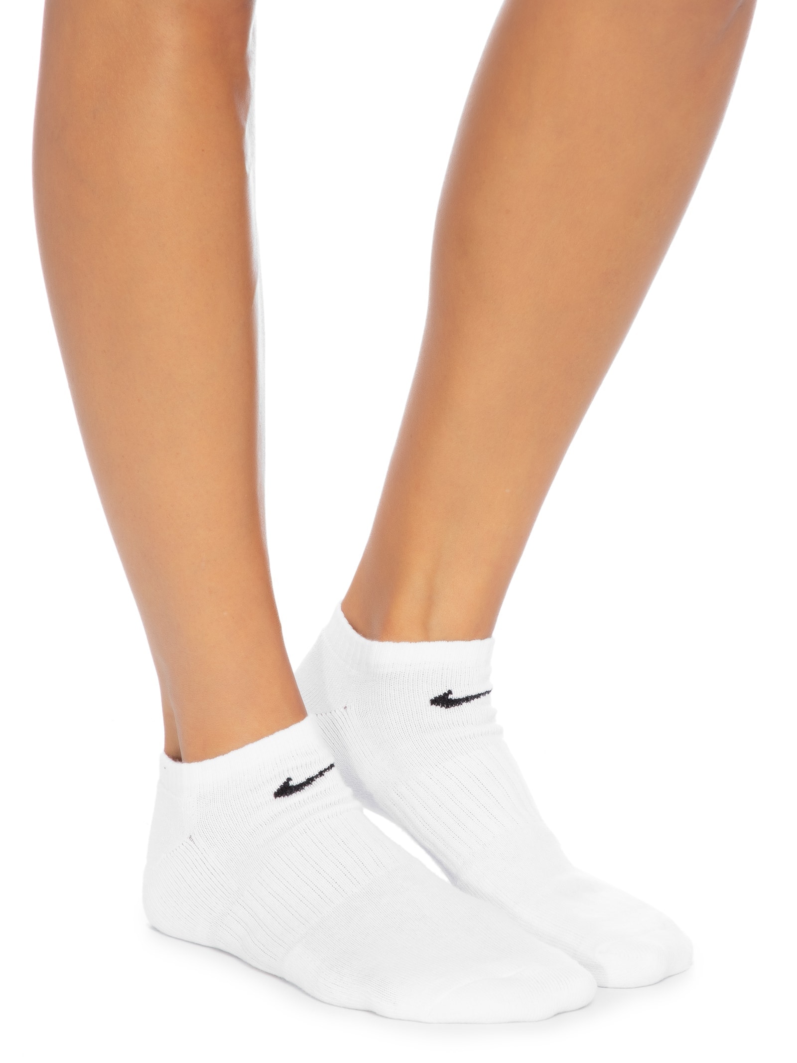 Kit De Meias Unissex Everyday Cush Ankle Branco Nike