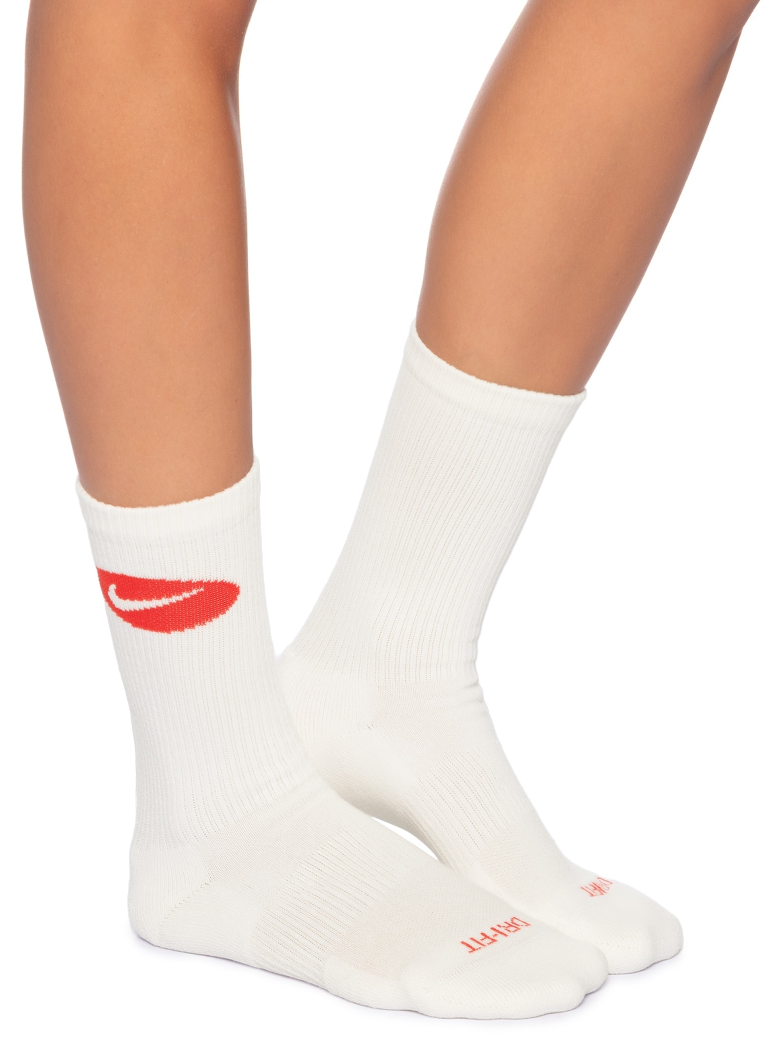 Kit de Meias Unissex Everyday Plus 3 Pares Off White Nike