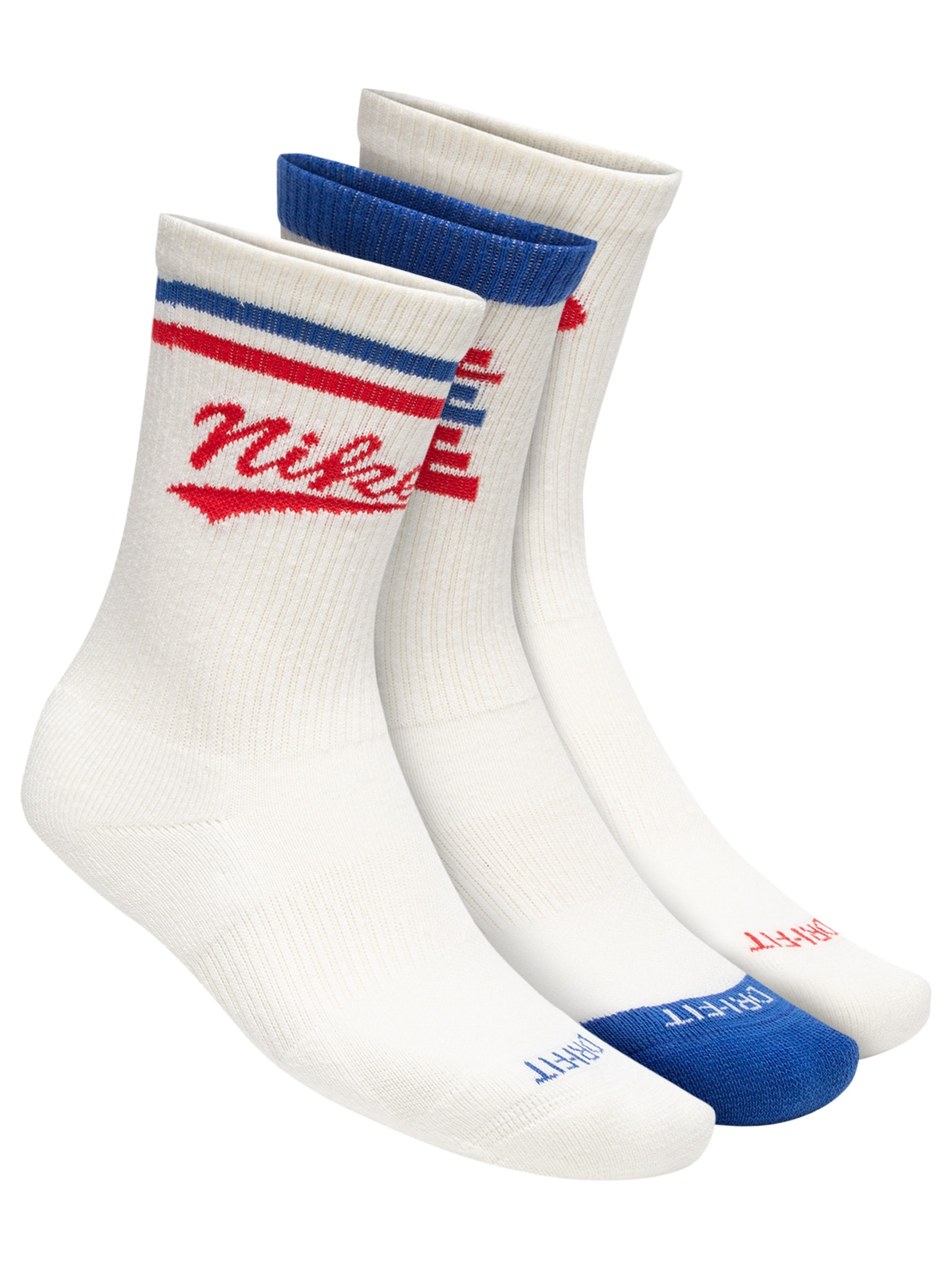 Kit de Meias Unissex Everyday Plus 3 Pares Off White Nike