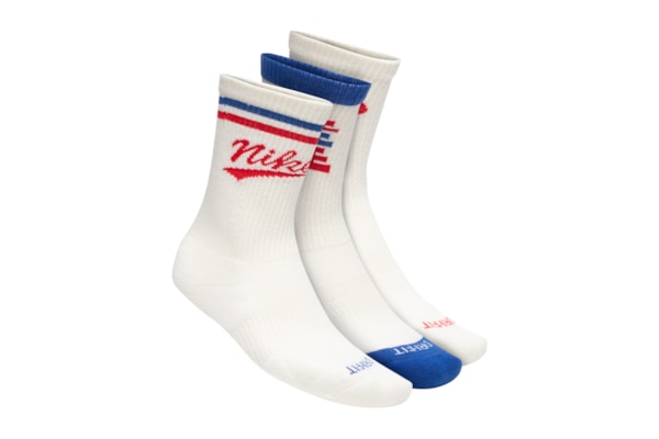 Kit de Meias Unissex Everyday Plus 3 Pares - Off White