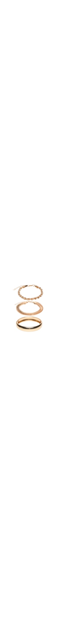 Kit De Pulseiras Feminino - Dourado