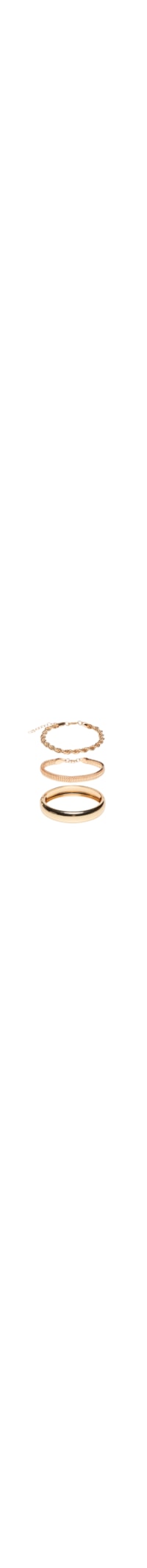 Kit De Pulseiras Feminino - Dourado
