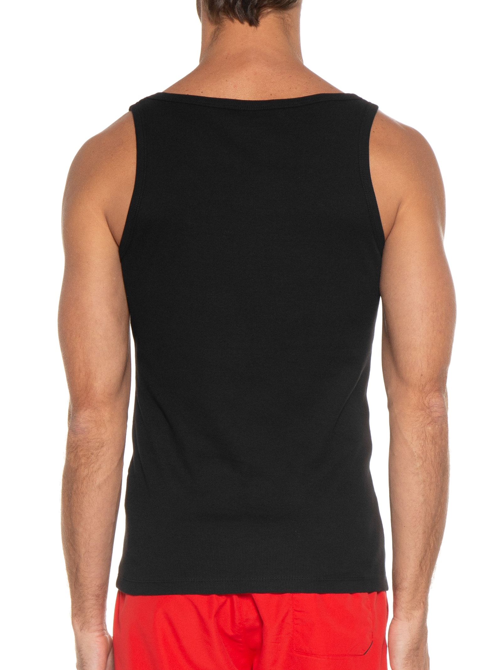 Kit de Regatas Masculinas Tank Top Twin Pack Preto Hugo