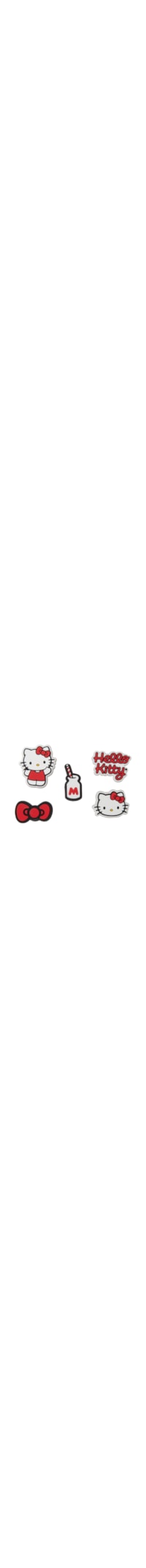 Kit Jibbitz Feminino Hello Kitty 5PCK – Branco