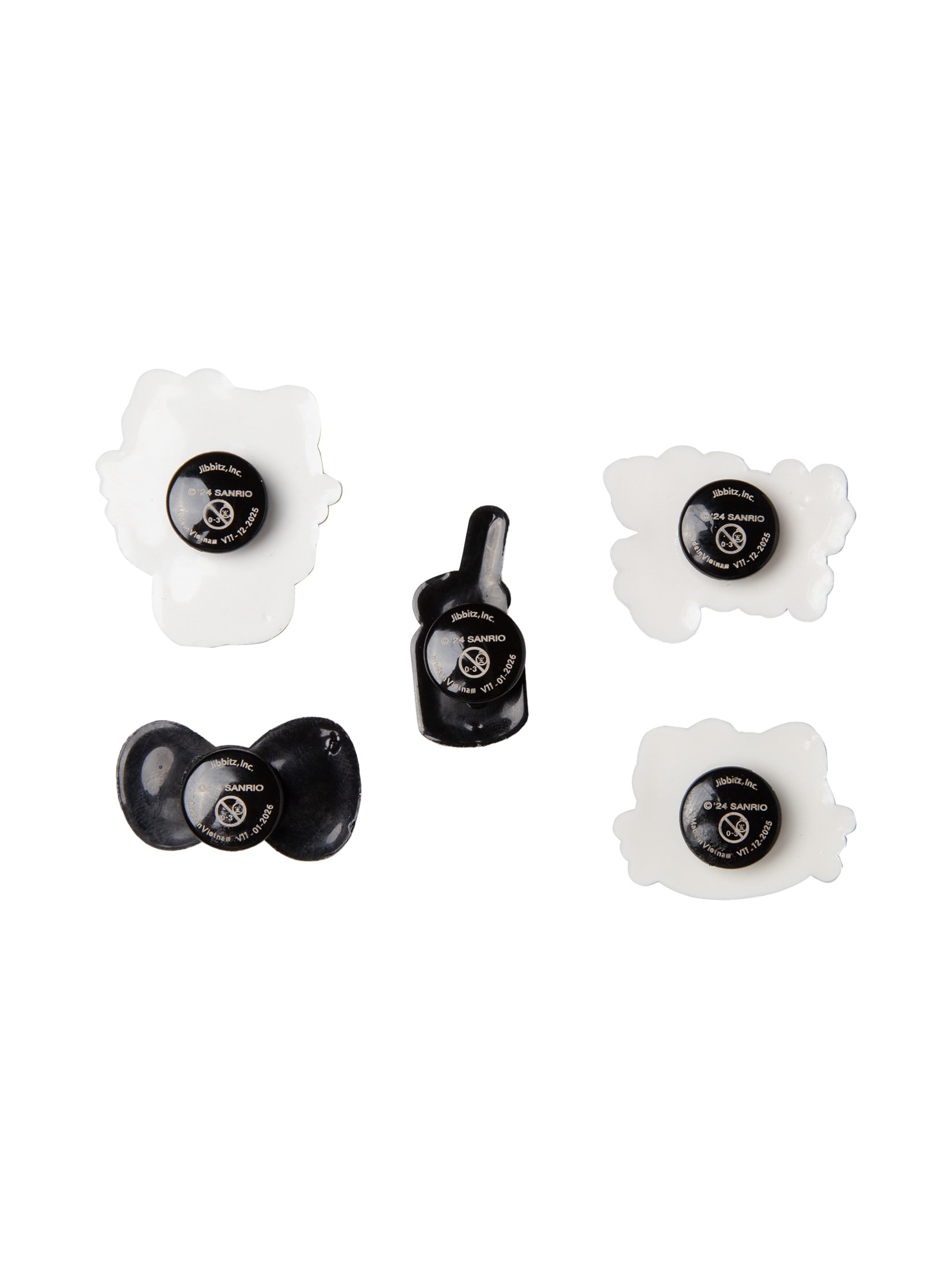 Kit Jibbitz Feminino Hello Kitty 5PCK – Branco Crocs