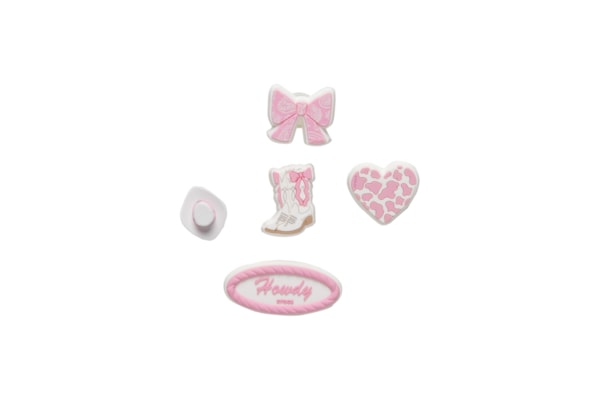 Kit Jibbitz Feminino Rodeo Cowgirl 5 Pack - Branco