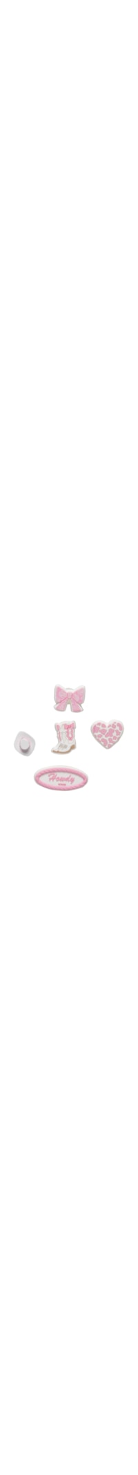Kit Jibbitz Feminino Rodeo Cowgirl 5 Pack – Branco