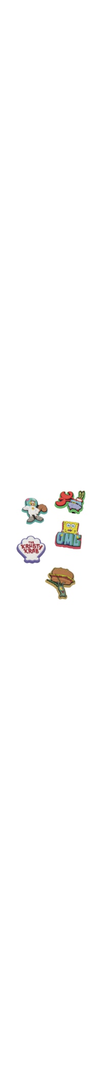 Kit Jibbitz SpongeBob 5 Pack